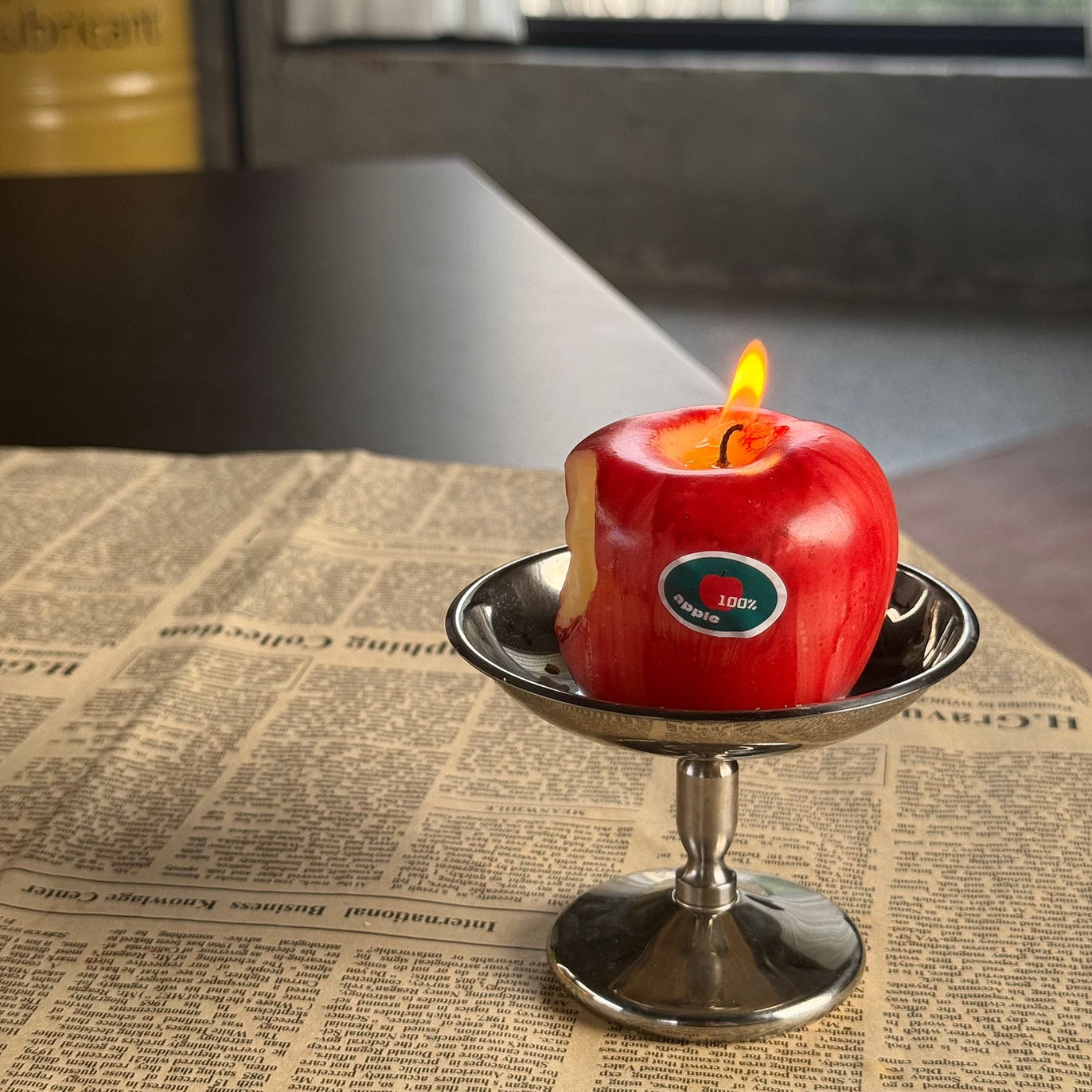 APPLE SCENTED CANDLE (Apple Shaped Candle)