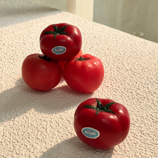 TOMATO SCENTED CANDLE.(Tomato Shaped Candle)