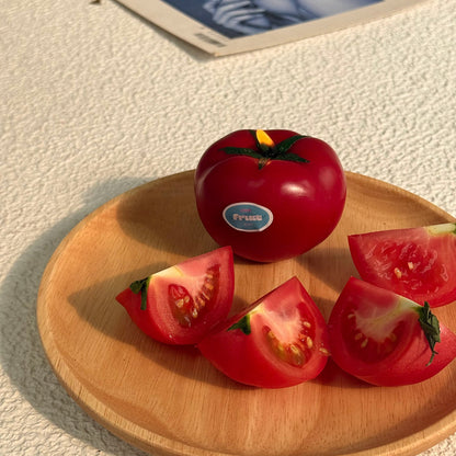 TOMATO SCENTED CANDLE.(Tomato Shaped Candle)