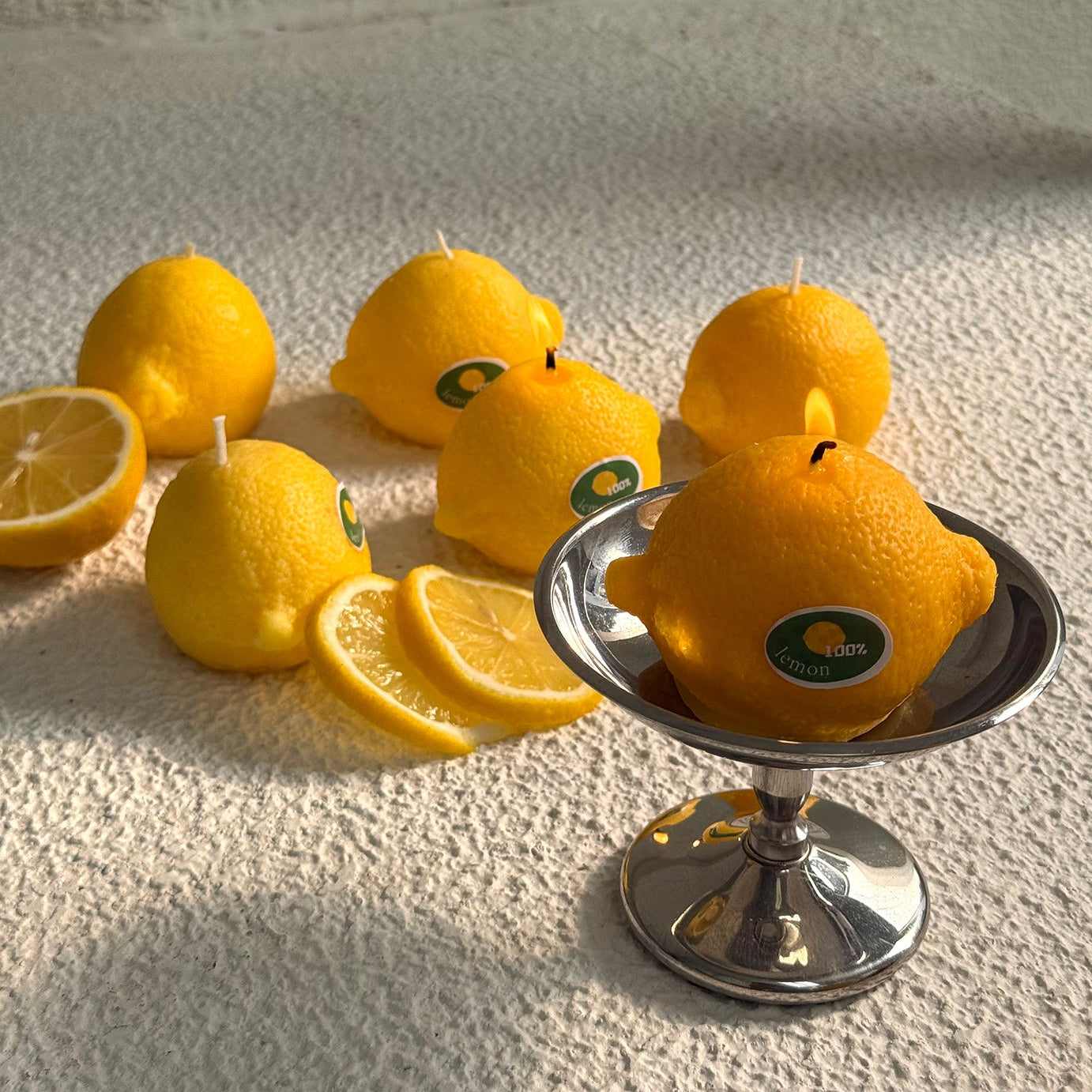 LEMON SCENTED CANDLE (Lemon Shaped Candle)