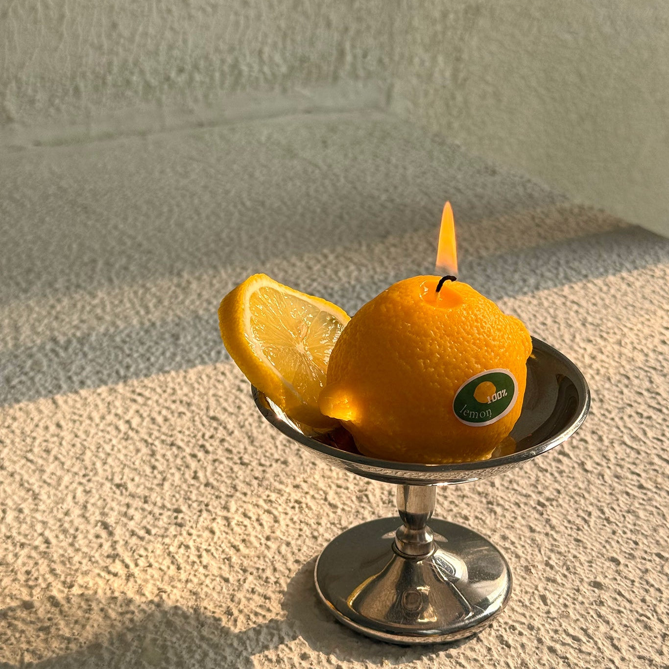 LEMON SCENTED CANDLE (Lemon Shaped Candle)