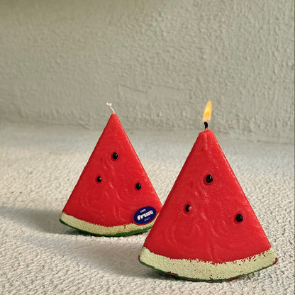 WATERMELON SCENTED CANDLE （Watermelon Shaped Candle）
