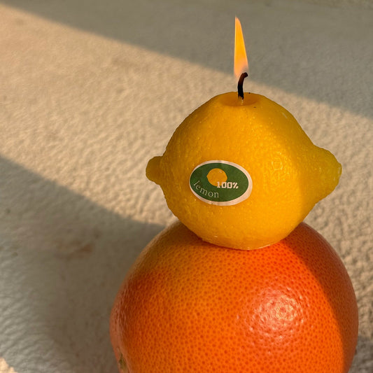 LEMON SCENTED CANDLE (Lemon Shaped Candle)