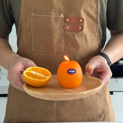 ORANGE SCENTED CANDLE (Orange Shaped Candle)