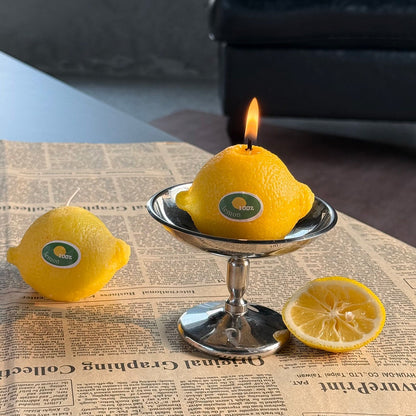 LEMON SCENTED CANDLE (Lemon Shaped Candle)