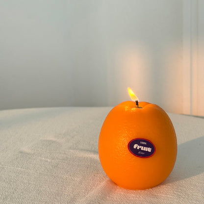 ORANGE SCENTED CANDLE (Orange Shaped Candle)