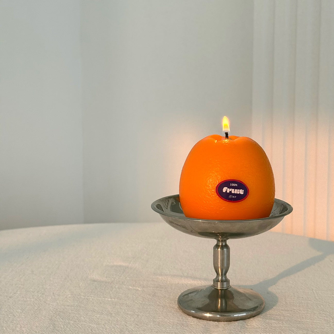 ORANGE SCENTED CANDLE (Orange Shaped Candle)