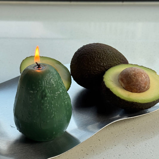 AVOCADO SCENTED CANDLE (Avocado Shaped Candle)