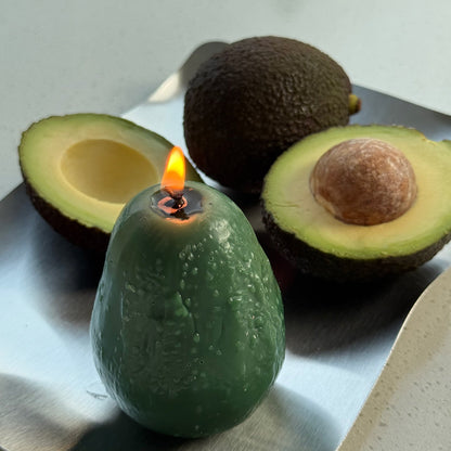AVOCADO SCENTED CANDLE (Avocado Shaped Candle)