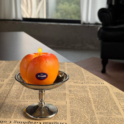 PEACH SCENTED CANDLE (Peach Shaped Candle)