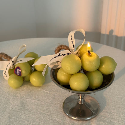 SHINE MUSCAT GRAPE SCENTED CANDLE (Shine Muscat Grape Shaped Candle)