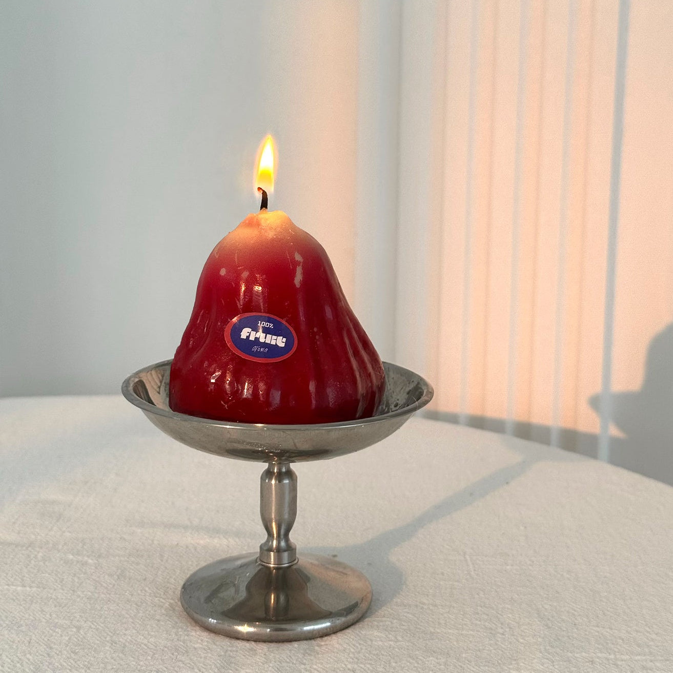 WAX APPLE SCENTED CANDLE (Wax Apple Shaped Candle)
