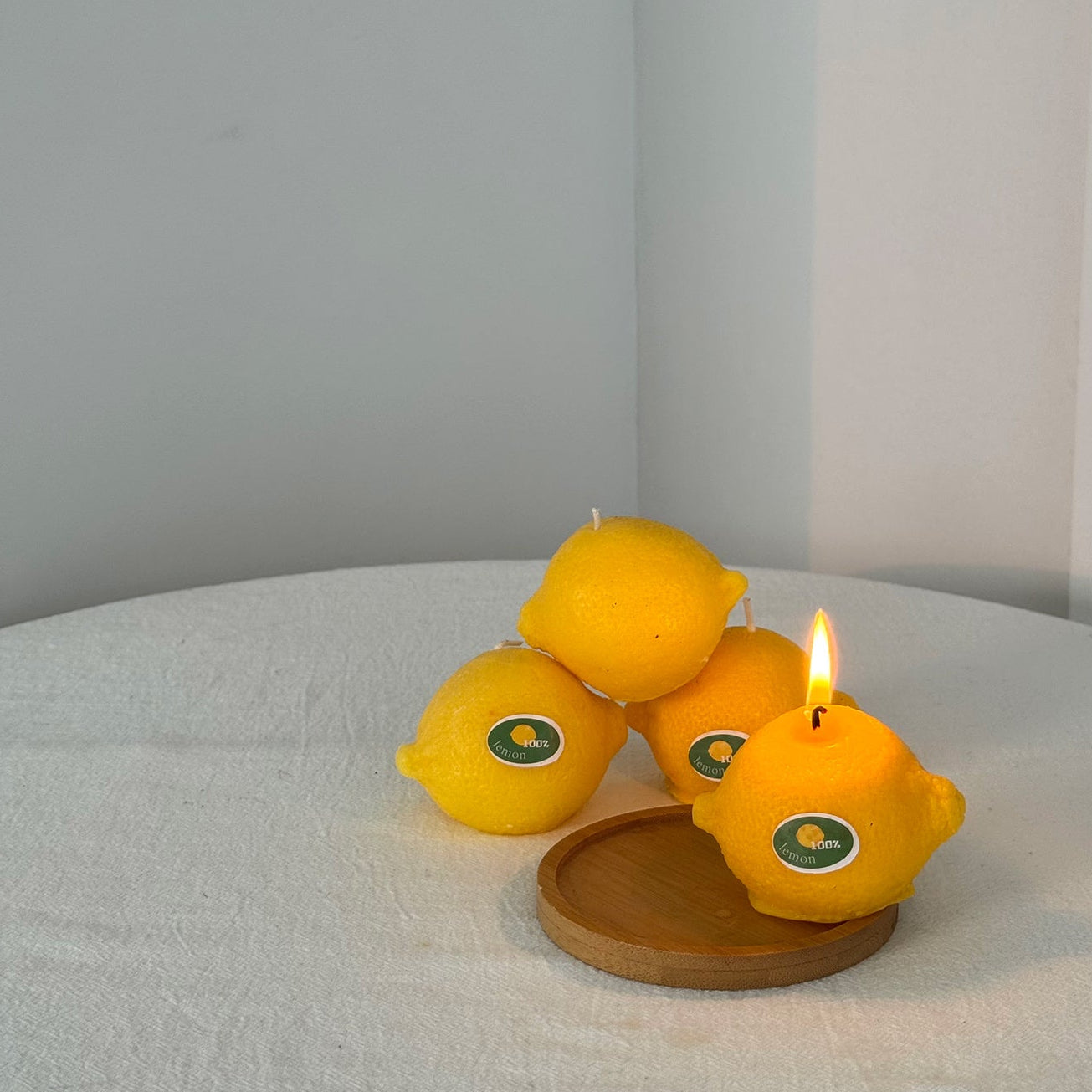 LEMON SCENTED CANDLE (Lemon Shaped Candle)