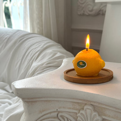 LEMON SCENTED CANDLE (Lemon Shaped Candle)